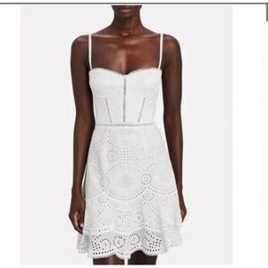 Jonathan Simkhai - Broderie Anglaise Bustier Dress Size 12